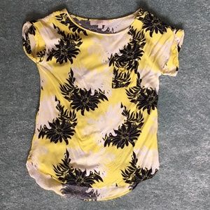 Ann Taylor LOFT Floral Bloom Pocket Blouse